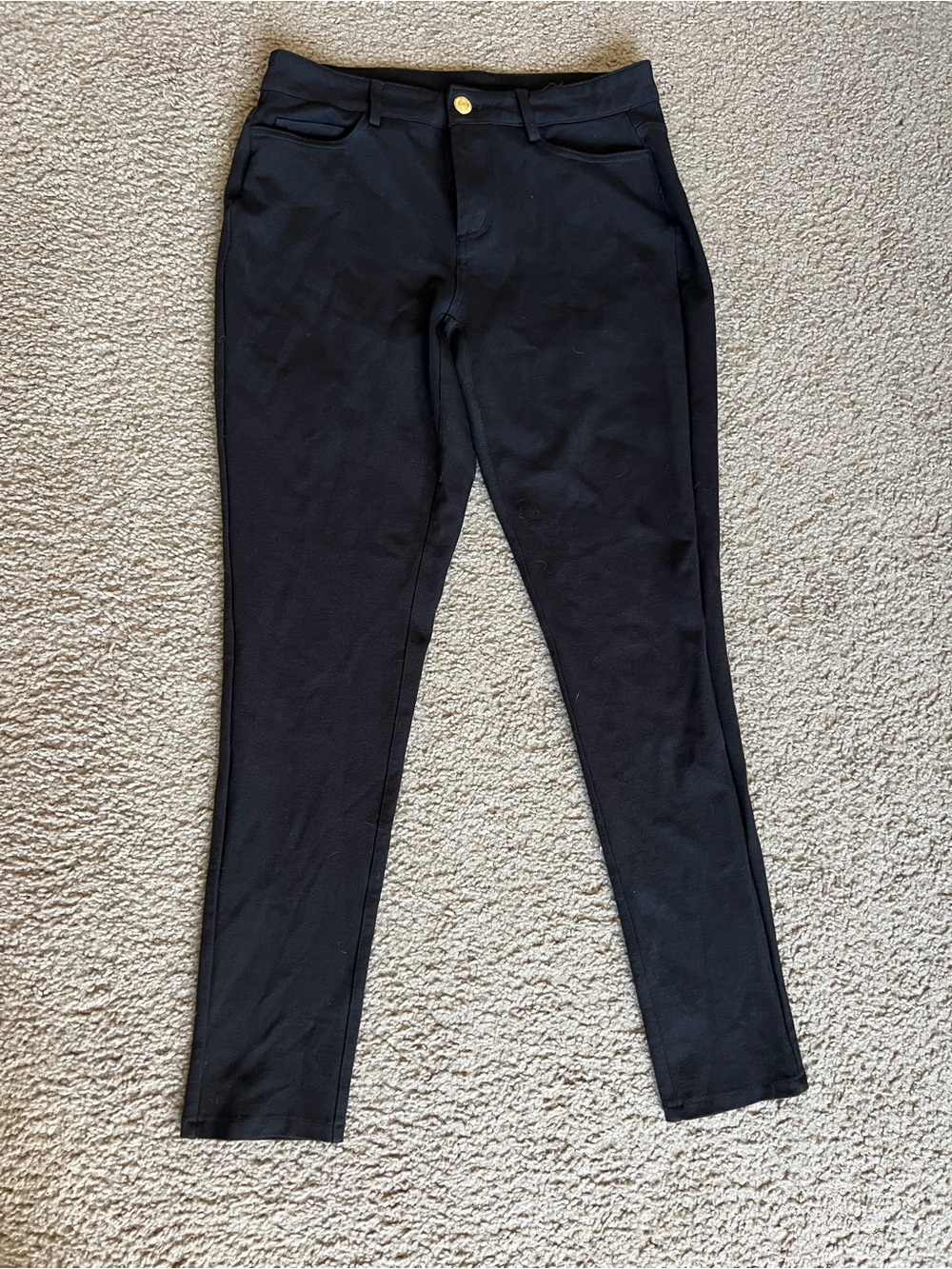 Michael Kors Black Slim Stretch Chinos